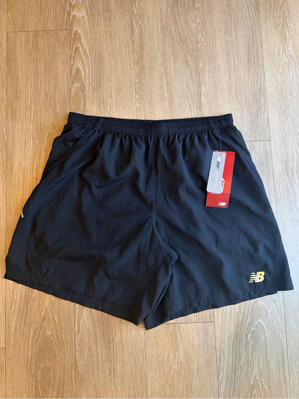 New Balance Black Dri-fit 7in Athletic Running Shorts w/ Built-in Underwear NWT
